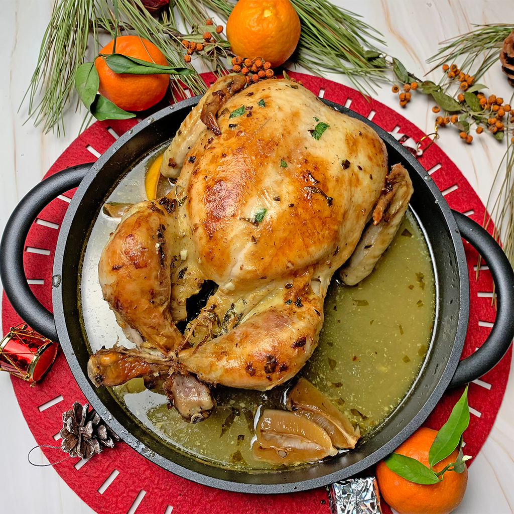 Crispy Sage & Lemon Roast Chicken