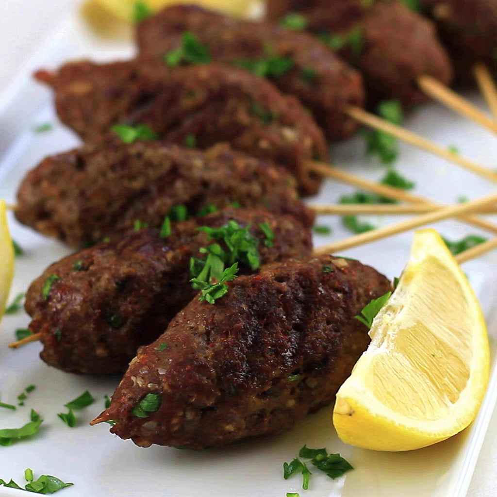 Lamb Koftas with Yoghurt Dressing