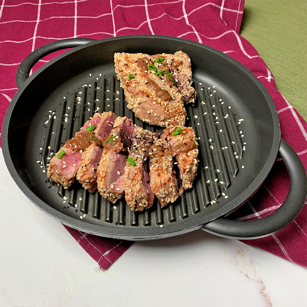 Grilled Tuna Steaks With Asian Sesame Crust