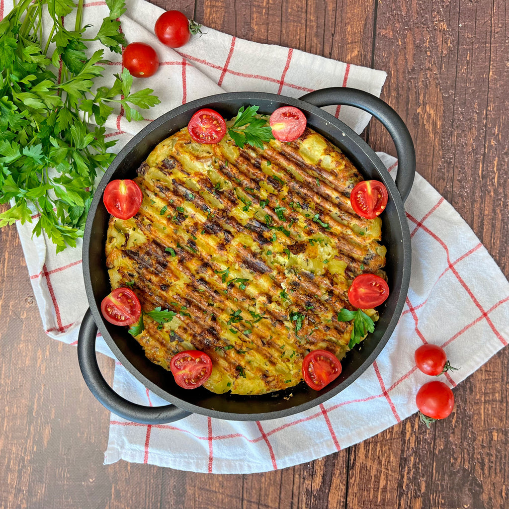 Hash Browns With Gruyère & Pancetta