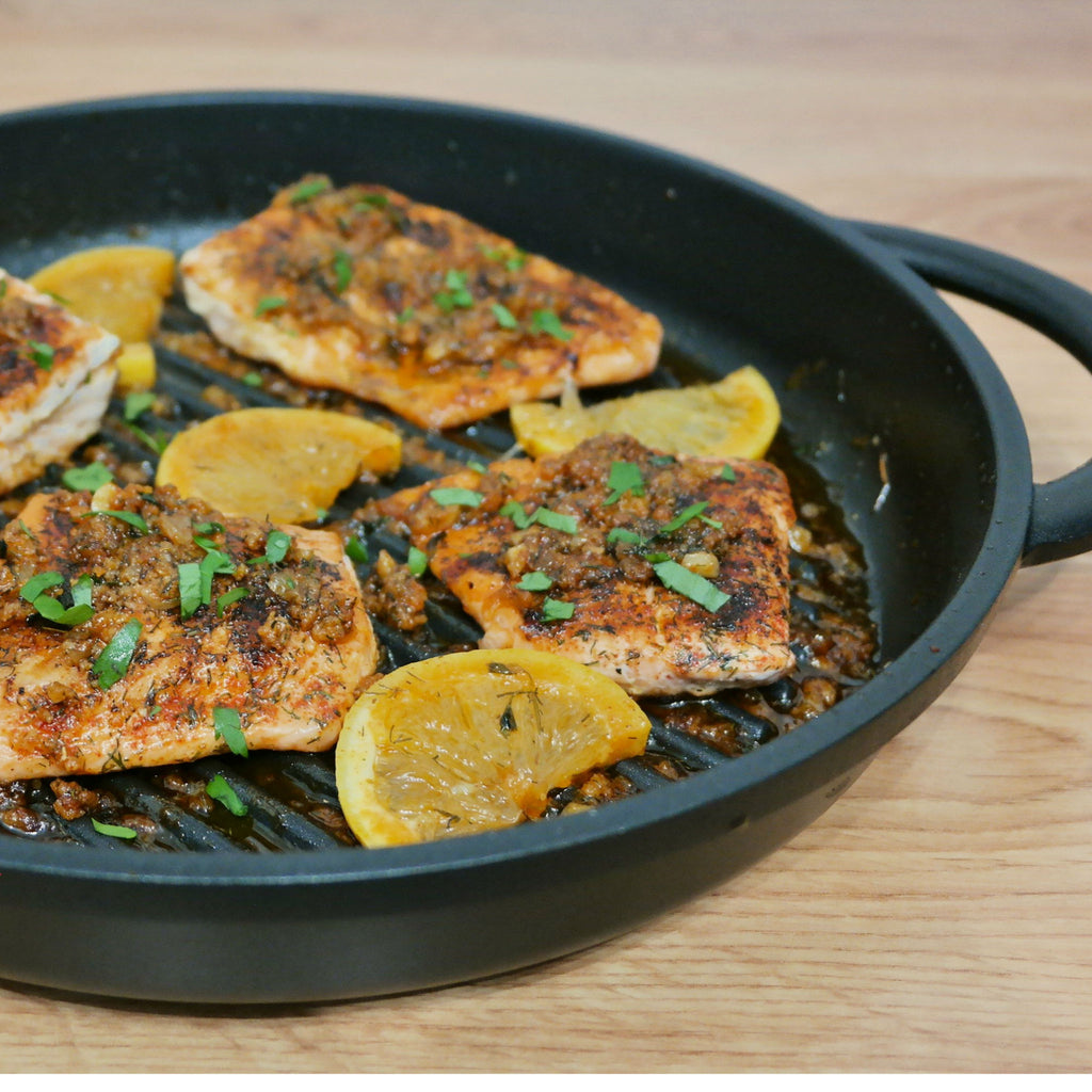 Spicy Parmesan Salmon