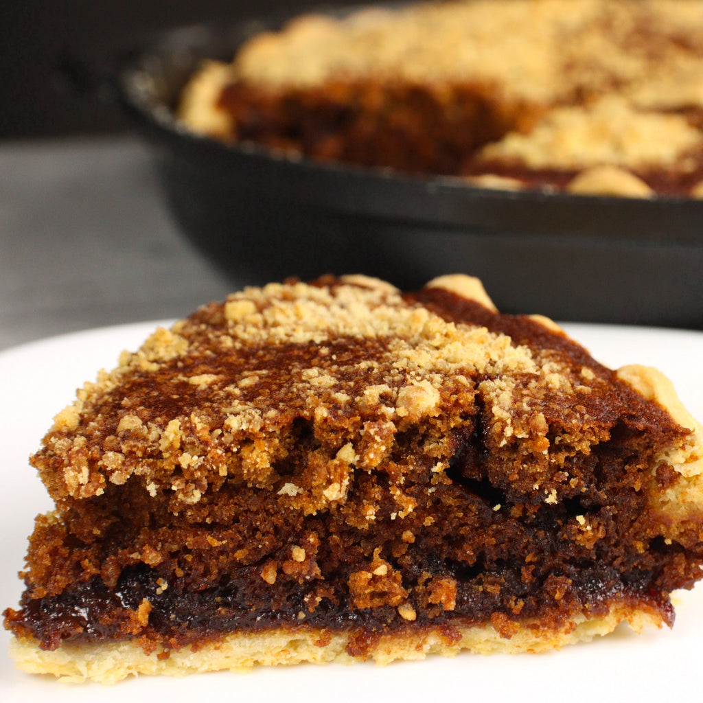 Shoofly Chocolate Pie