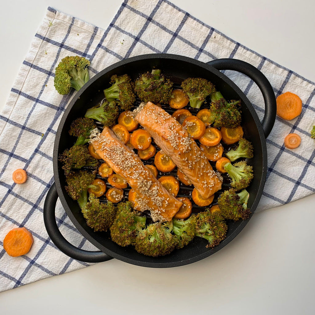 One-Pan Teriyaki Salmon Dinner