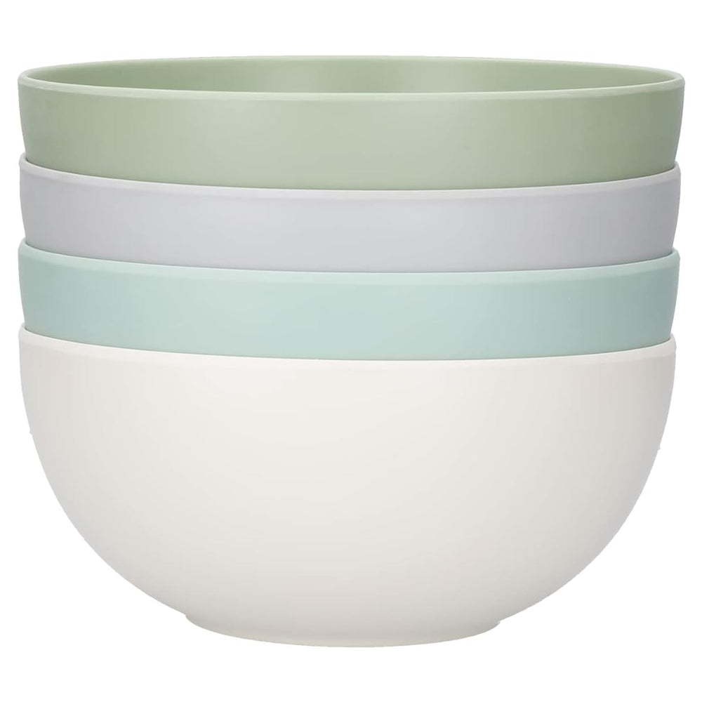 Set of 4 Pastel Melamine Bowls