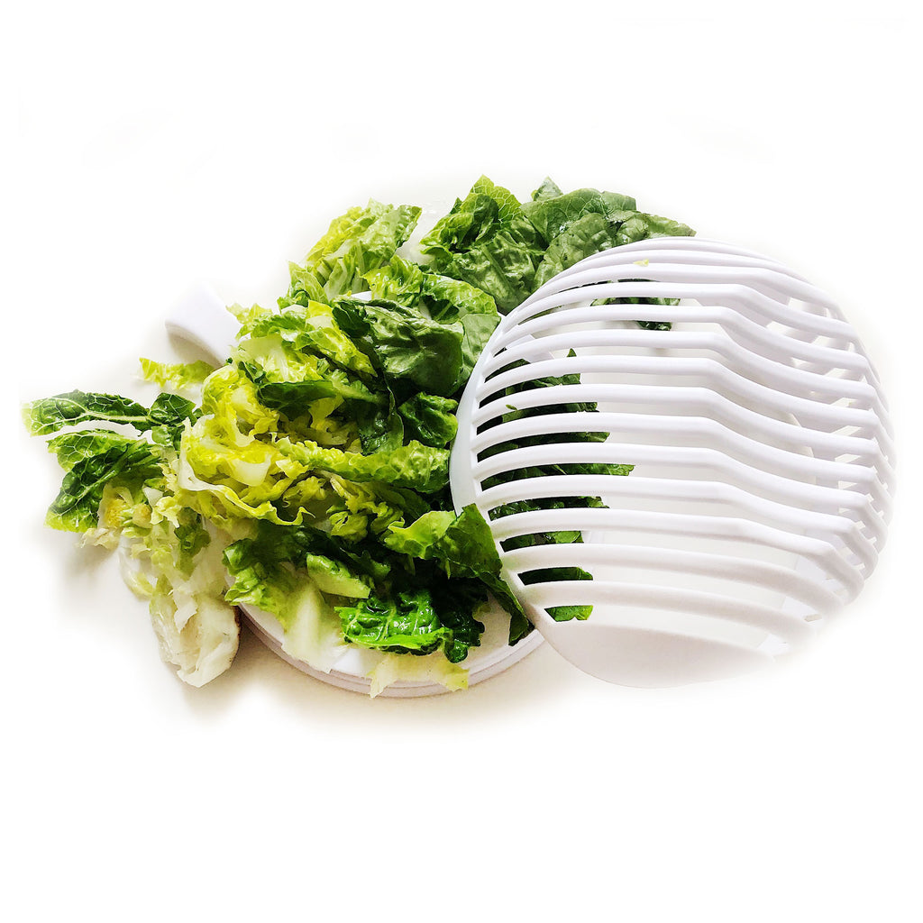 Salad Cutter Bowl, Vegetable Chopper, Chop Fresh Vegetables and Fruits in Seconds BPA, Cutter for Lettuce or Salad - 3