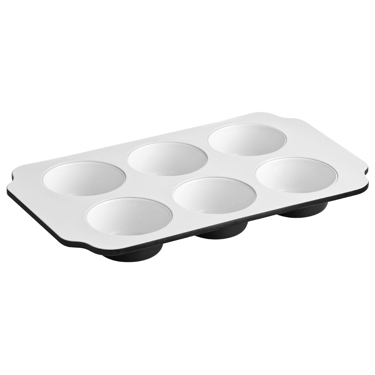 EcoCook 6-Slot Black Muffin Tray