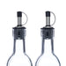 Italian Set of 2 Glass Oil and Vinegar Bottles
