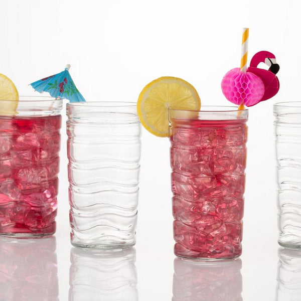 Ravenhead 4 Wave Hi Ball Glasses