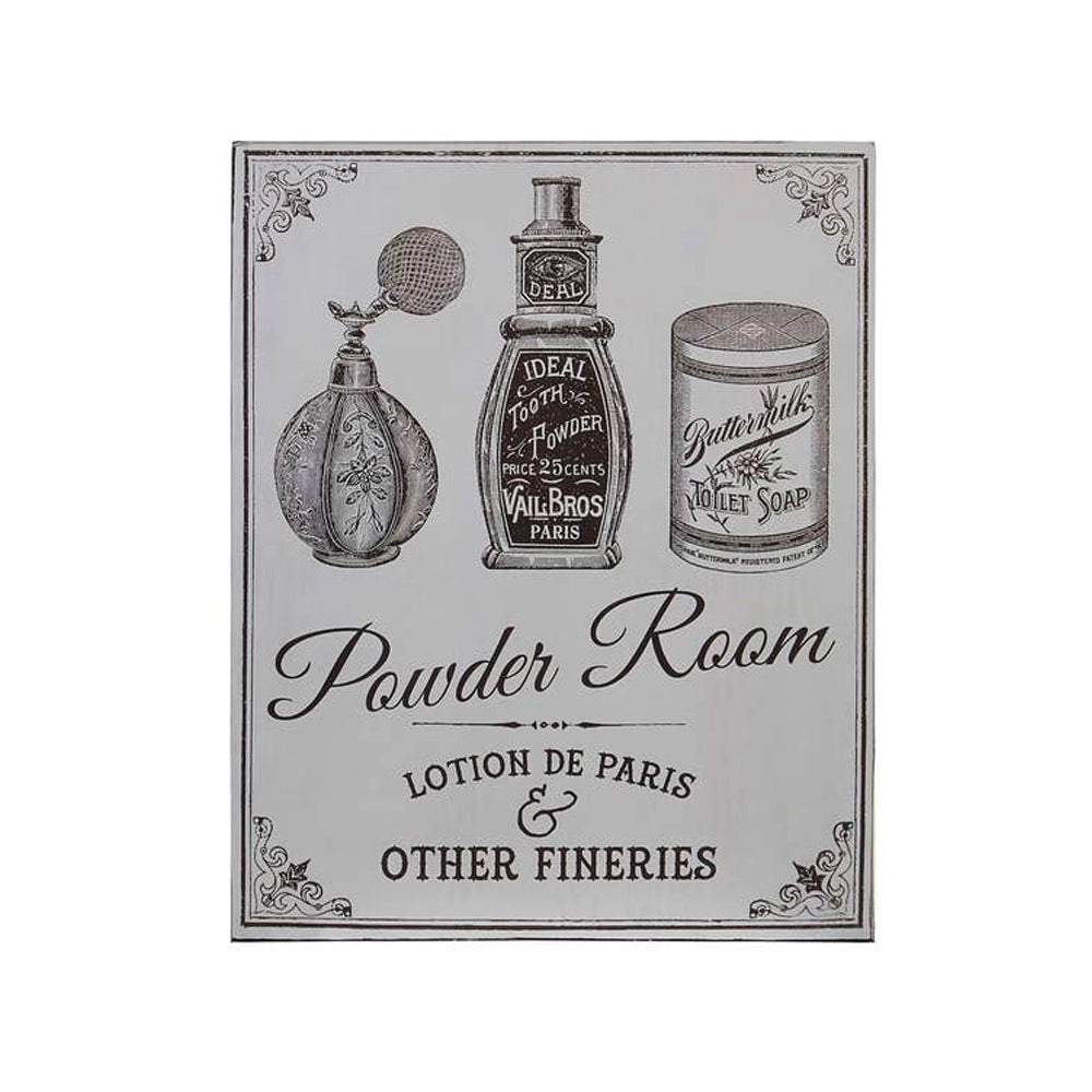 Powder Room Wall Plaque