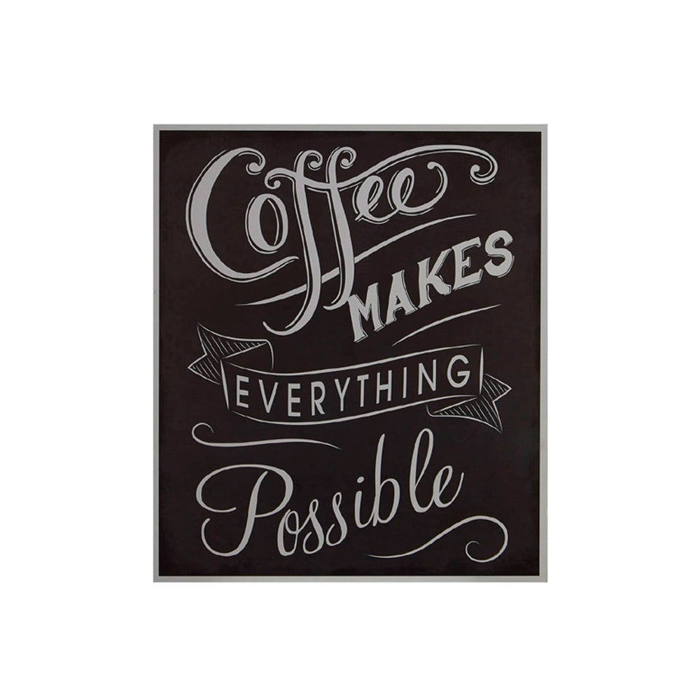 Coffee Makes Everything Wall Plaque