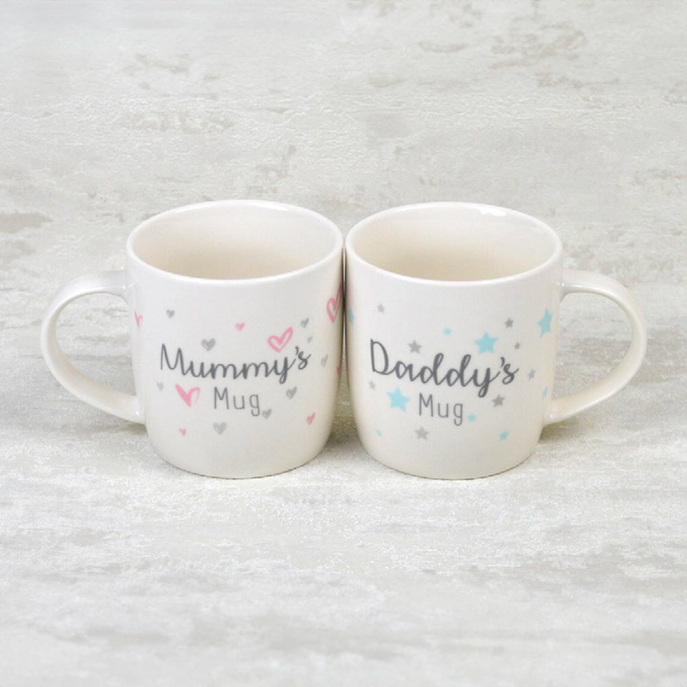 Hugs & Kisses Mummy and Daddy Mugs Gift Mugs