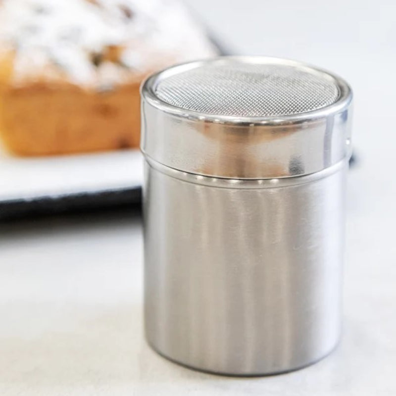 Stainless Steel Fine Mesh Shaker and Lid
