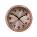 Elko Wall Clock with Copper & Black Finish