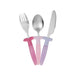 Childrens 3 Piece Pink Cutlery Set