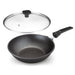 28cm Non-Stick Induction Wok, Lid & Detachable Handle