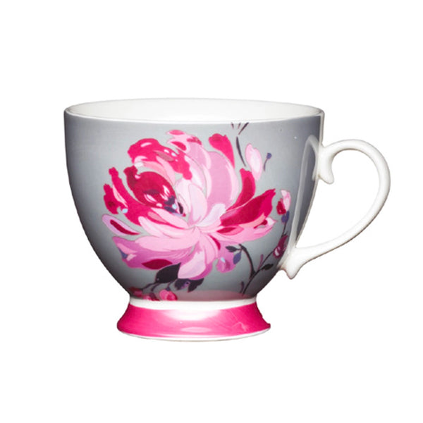 China Pink Flower Mugs