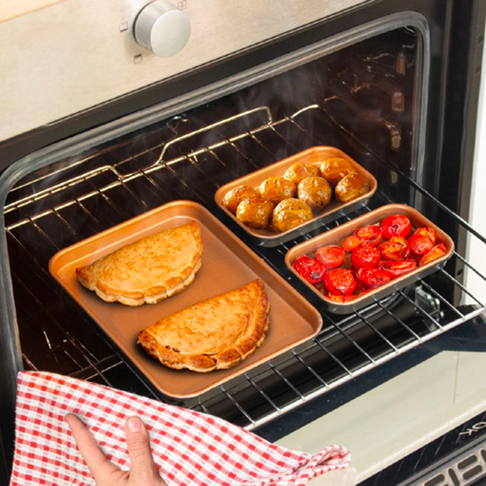 Ceratitanware Oven Trays - Set of 3