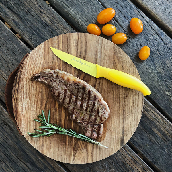 Non-Stick Steak Knives - Vibrant Set of 6