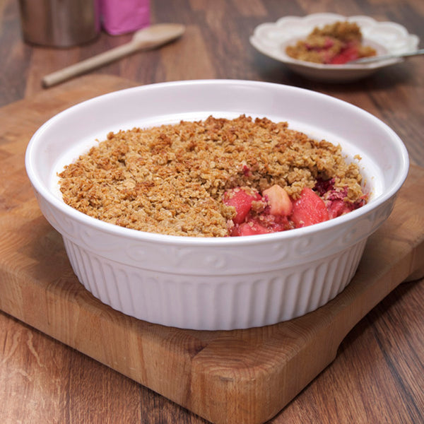 Round White Baking Dish