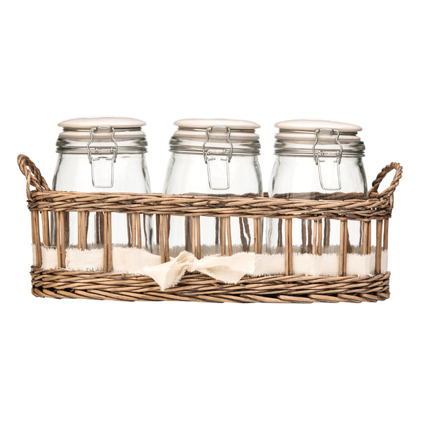 Set of 3 Storage Jars