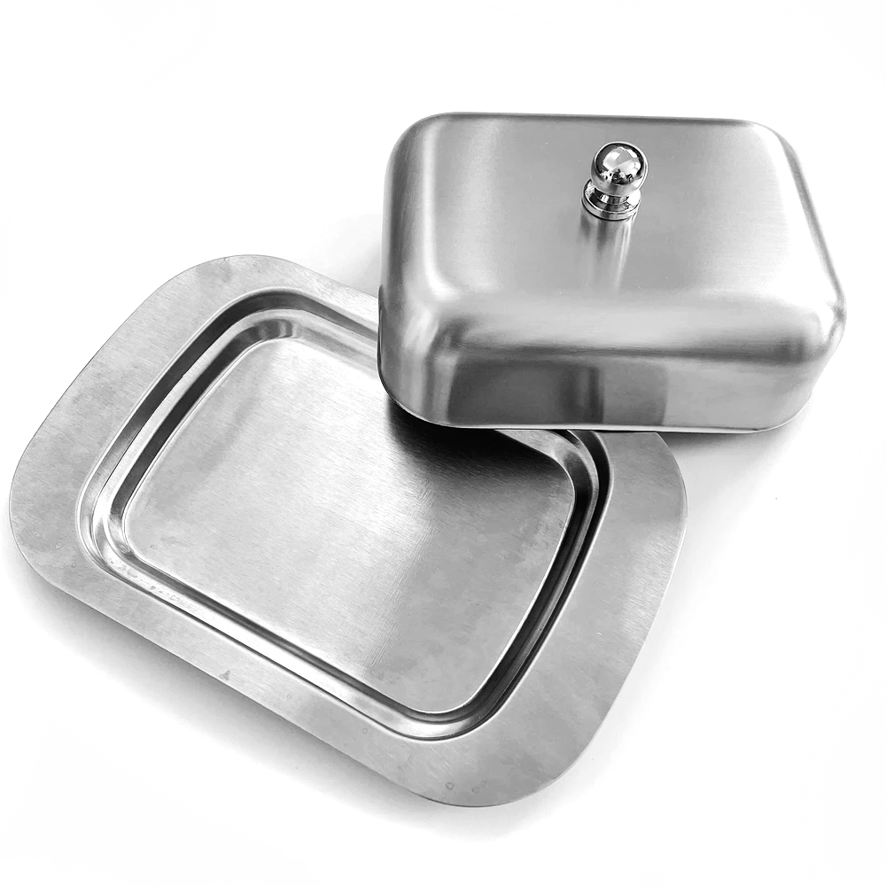 Windsor Stainless Steel Butter Dish With Lid Jean Patrique Professional Cookware
