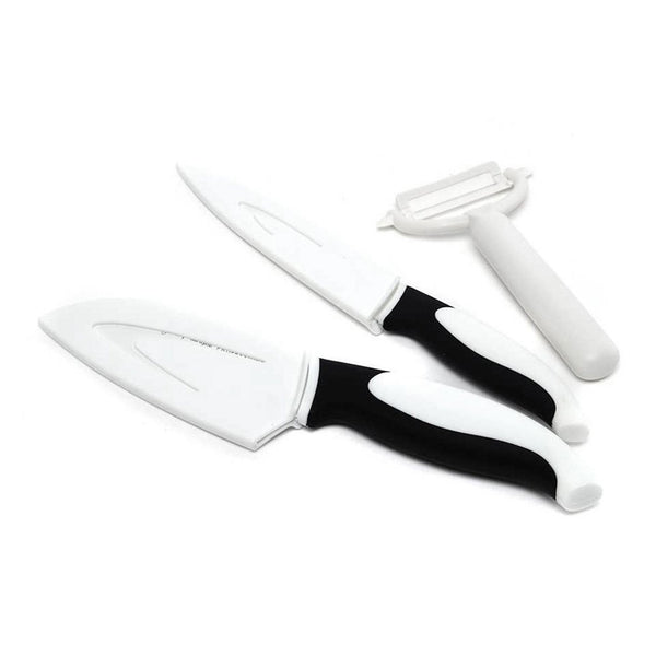 3 Piece Chef’s Non-Stick Black & White Prep Set
