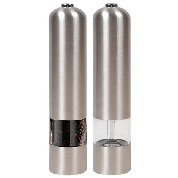 Stainless Steel Electric Salt / Pepper Grinder