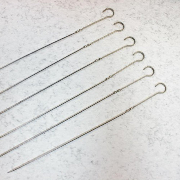 The Griddle Me This Cast Aluminium Griddle Plate & 6 Stainless Steel Skewers