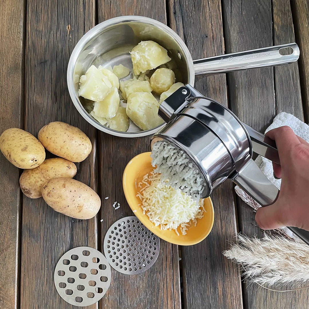 Stainless Steel Potato Ricer Set – Jean Patrique Professional Cookware