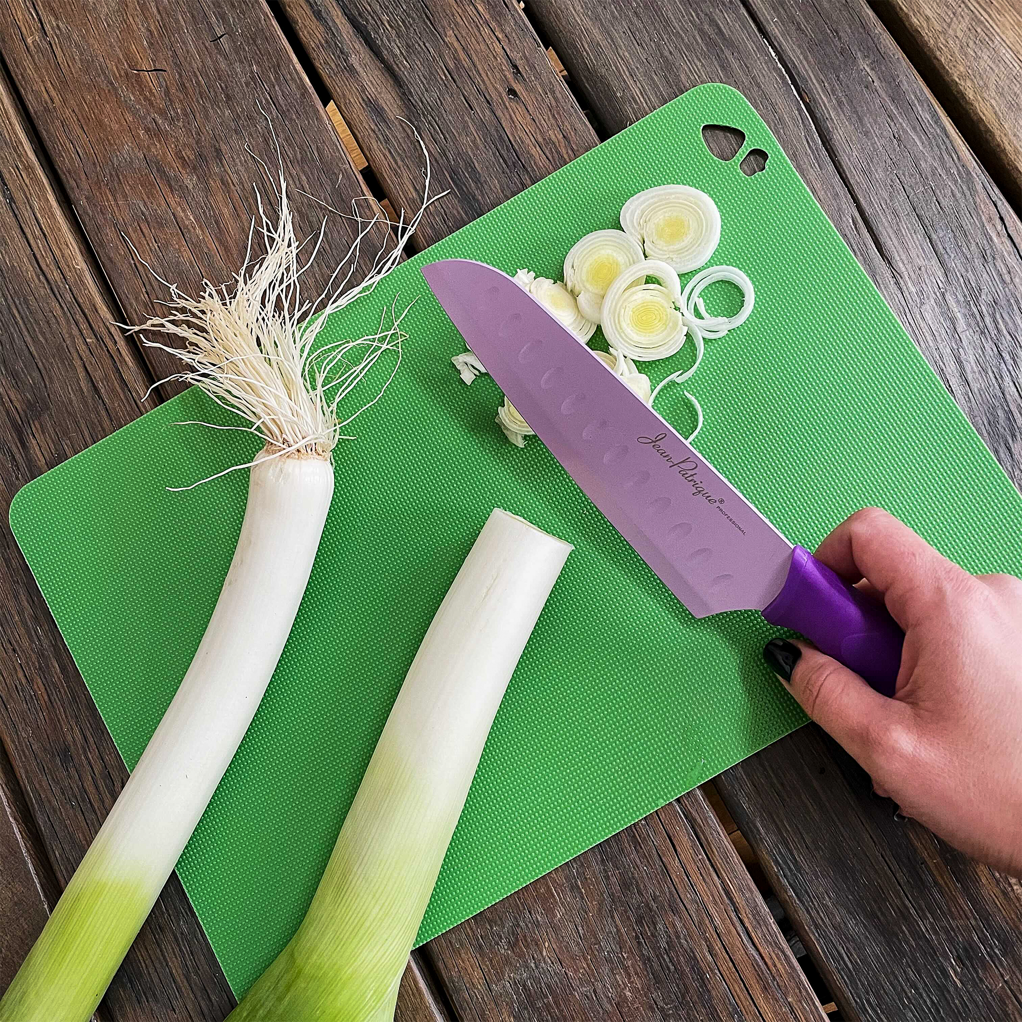 7" Purple Santoku Knife