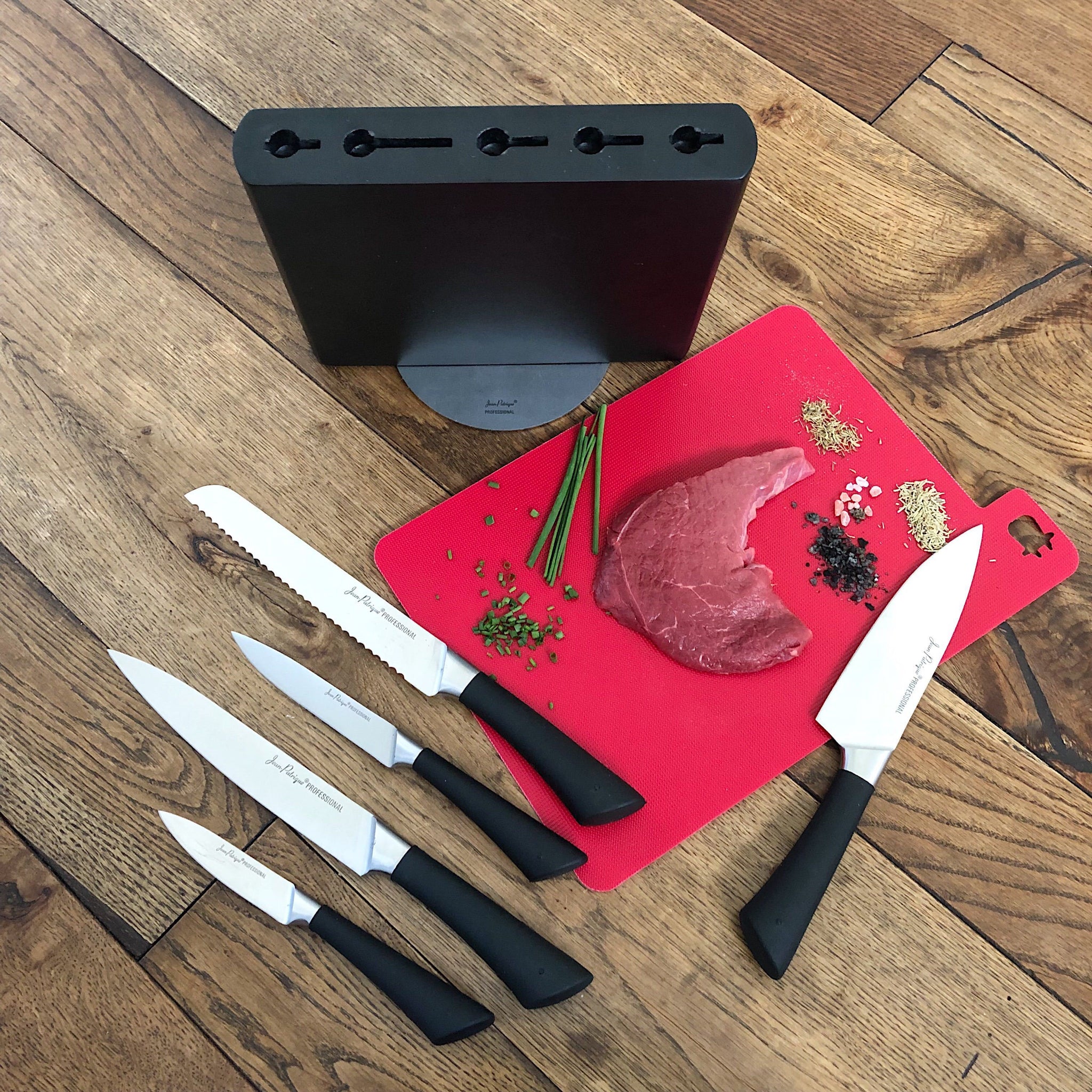 5 Piece Knife Set & Black Block