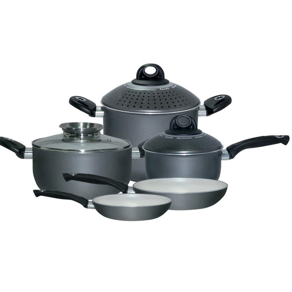 9-Piece Chef’s Deluxe BioCeramic Cookware Set