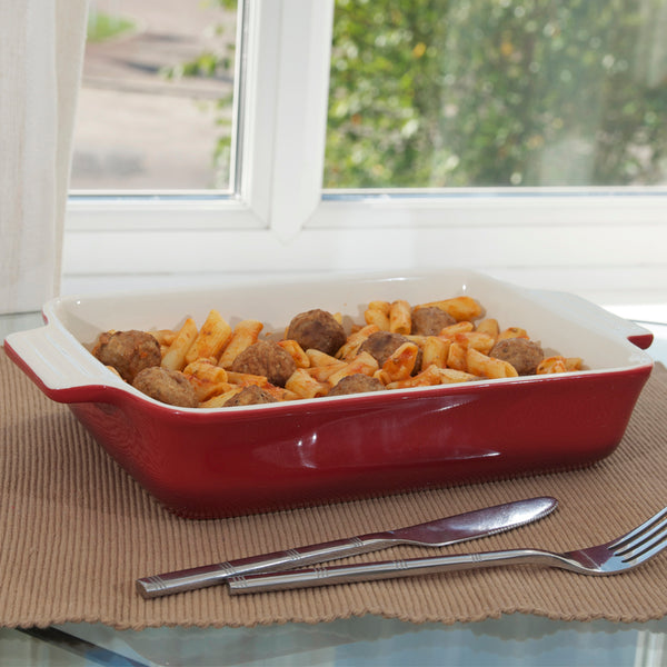 Rectangular Baking Dish - Red