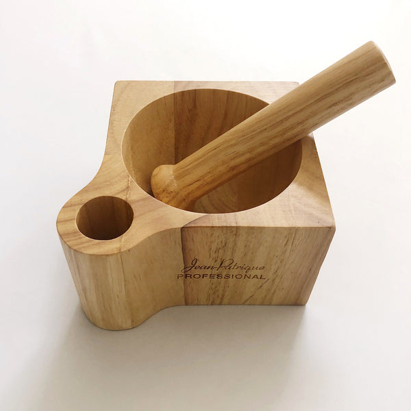 Professional Chef's Wooden Pestle & Wooden Mortar