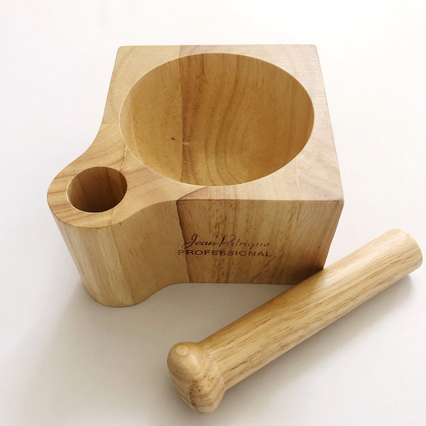 Professional Chef's Wooden Pestle & Wooden Mortar
