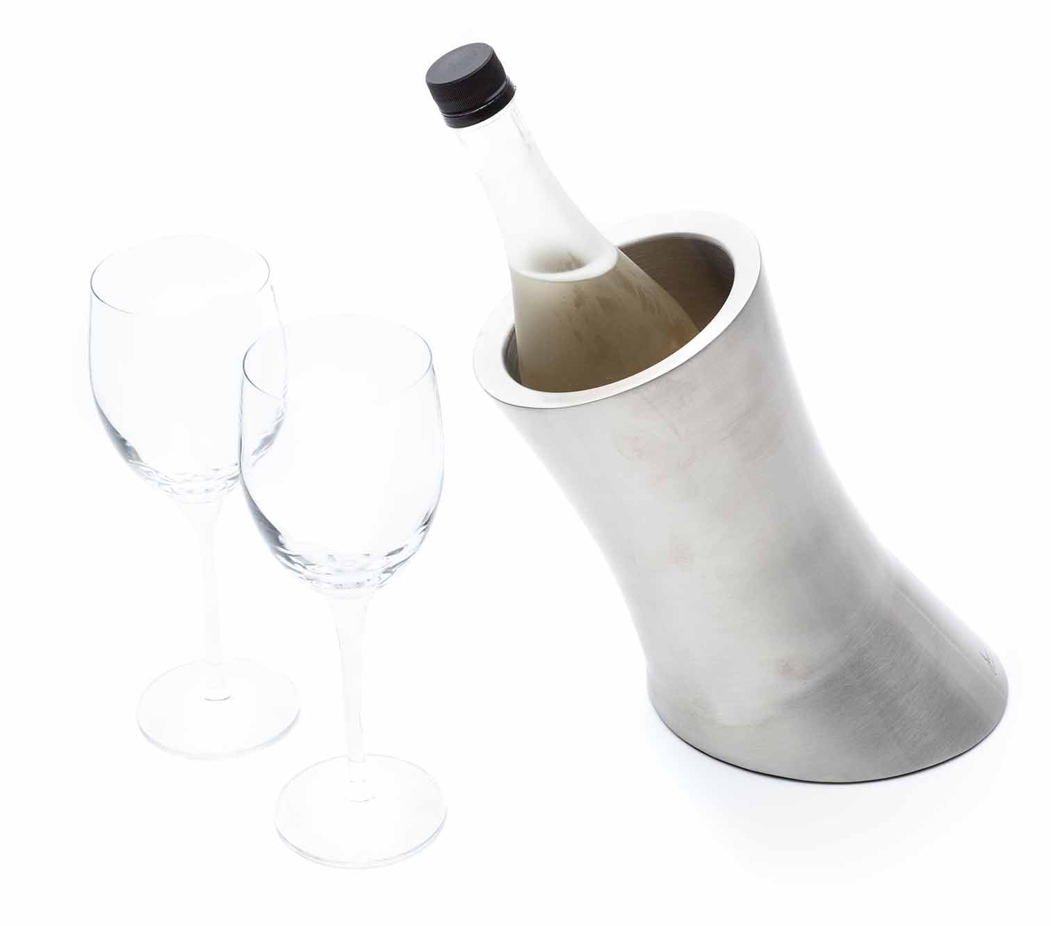 Wine & Champagne Chiller - Stainless Steel