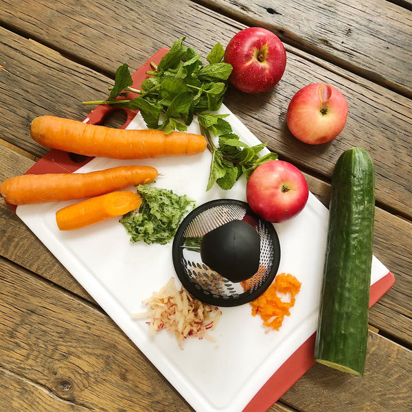 Stainless Steel Cheese Grater - 3 Sided