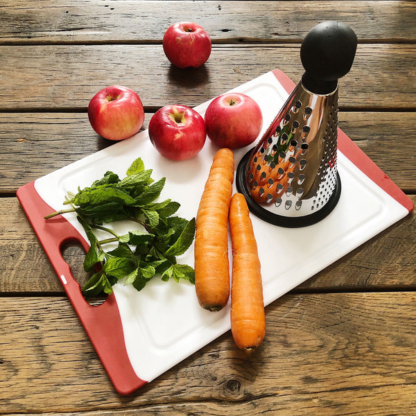 Stainless Steel Cheese Grater - 3 Sided