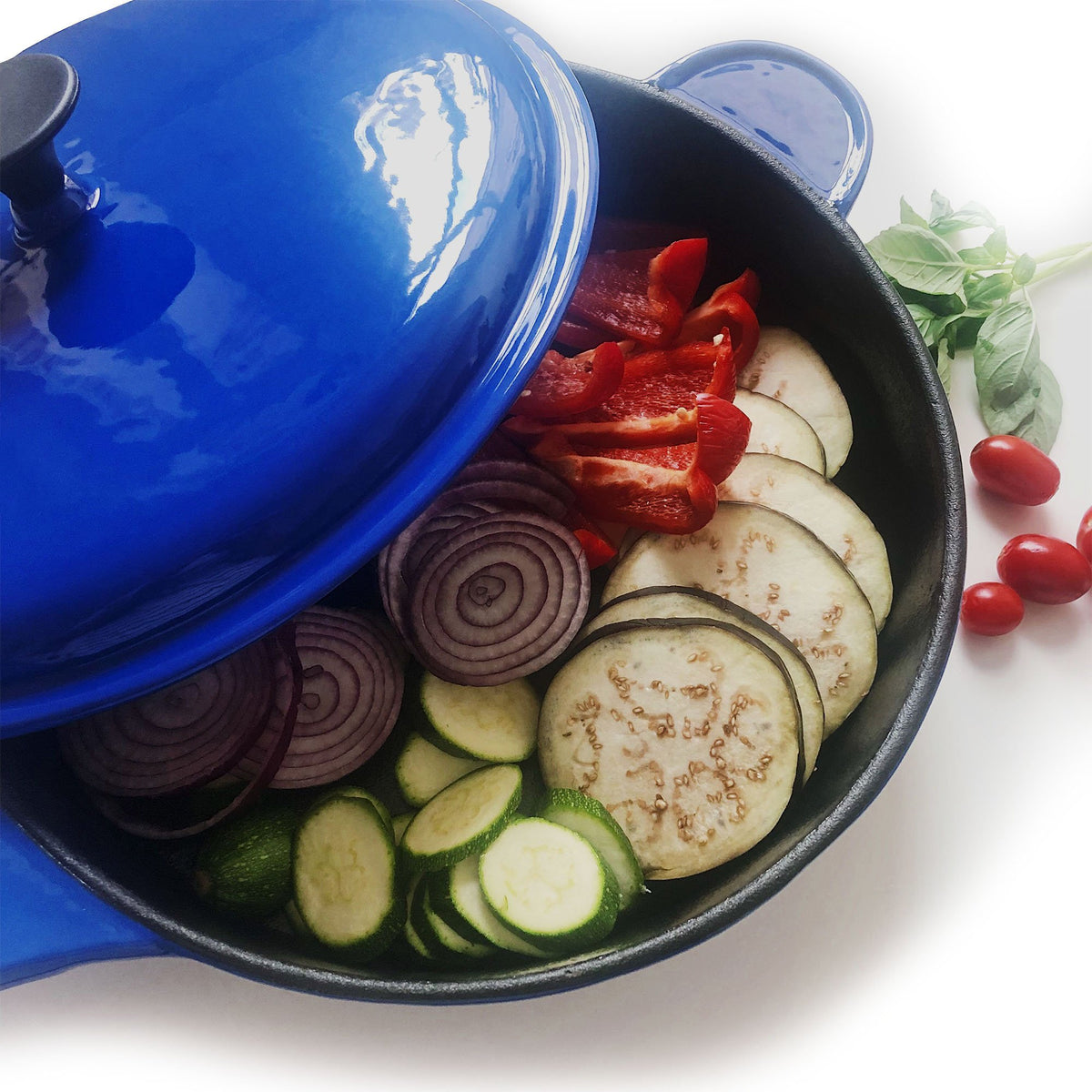 30cm Professional Cast Iron Deep Sauté Pan Jean Patrique Professional