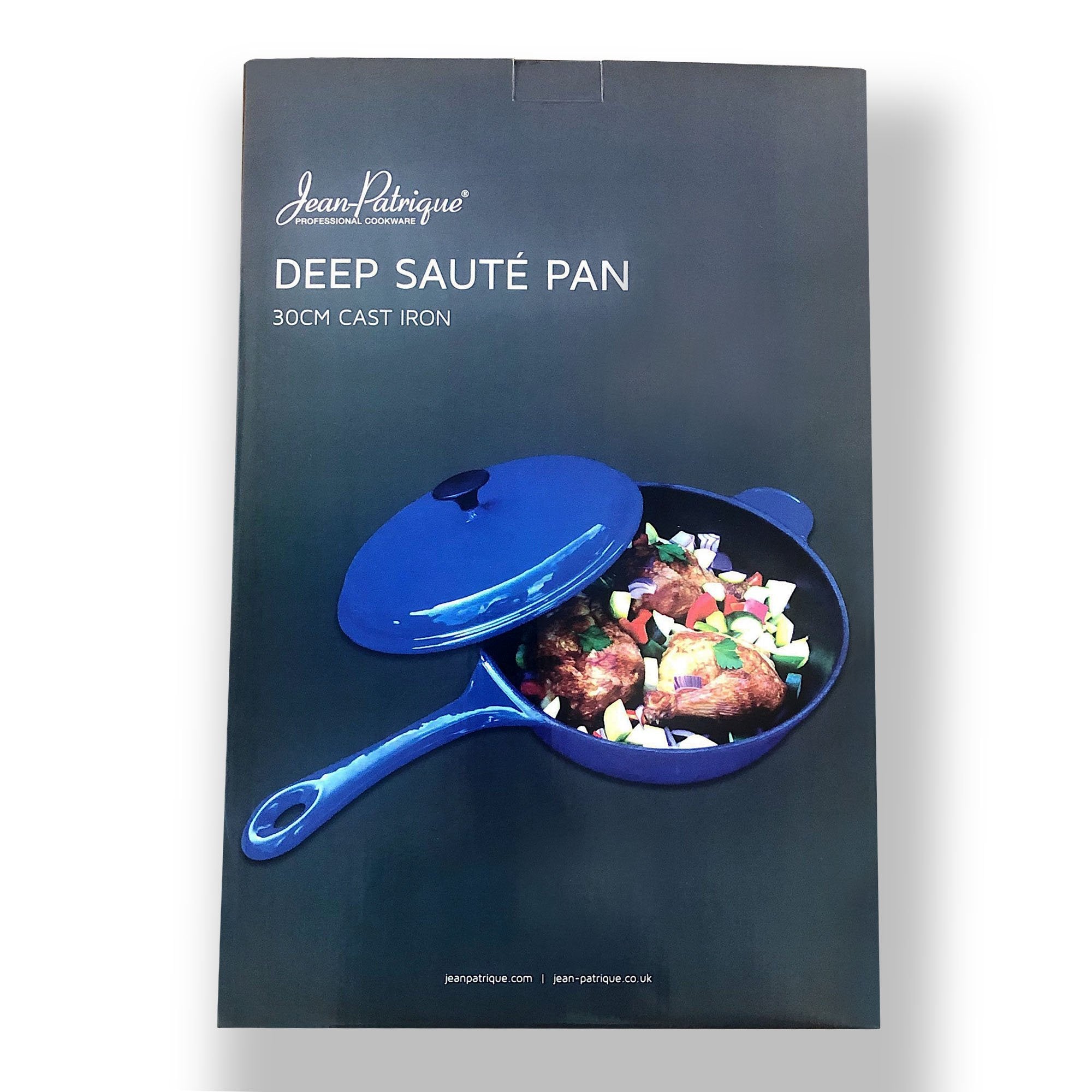 30cm Professional Cast Iron Deep Sauté Pan