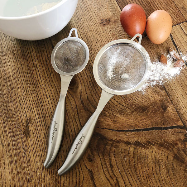 Set of 2 Stainless Steel Strainers