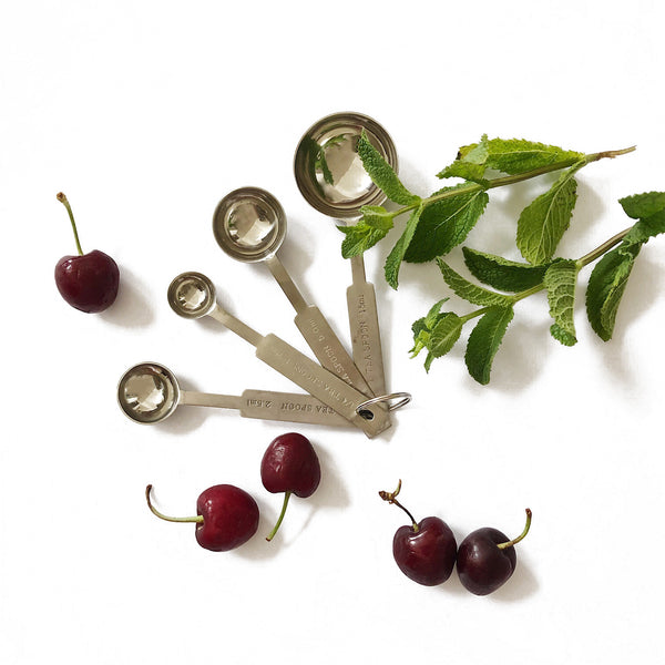 Chef's Stainless Steel Measuring Spoons - Set of 4