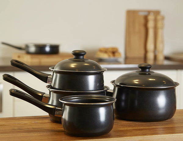 Black Elite Belly Pan Set