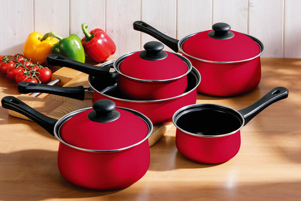 Red Elite Belly Pan Set