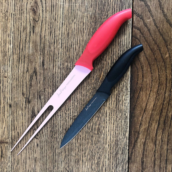 Carving Knife & Meat Fork - Contemporary Colours