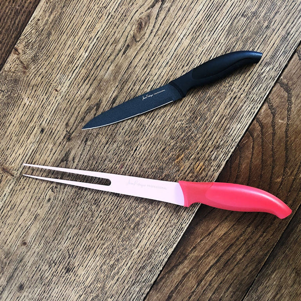 Carving Knife & Meat Fork - Contemporary Colours
