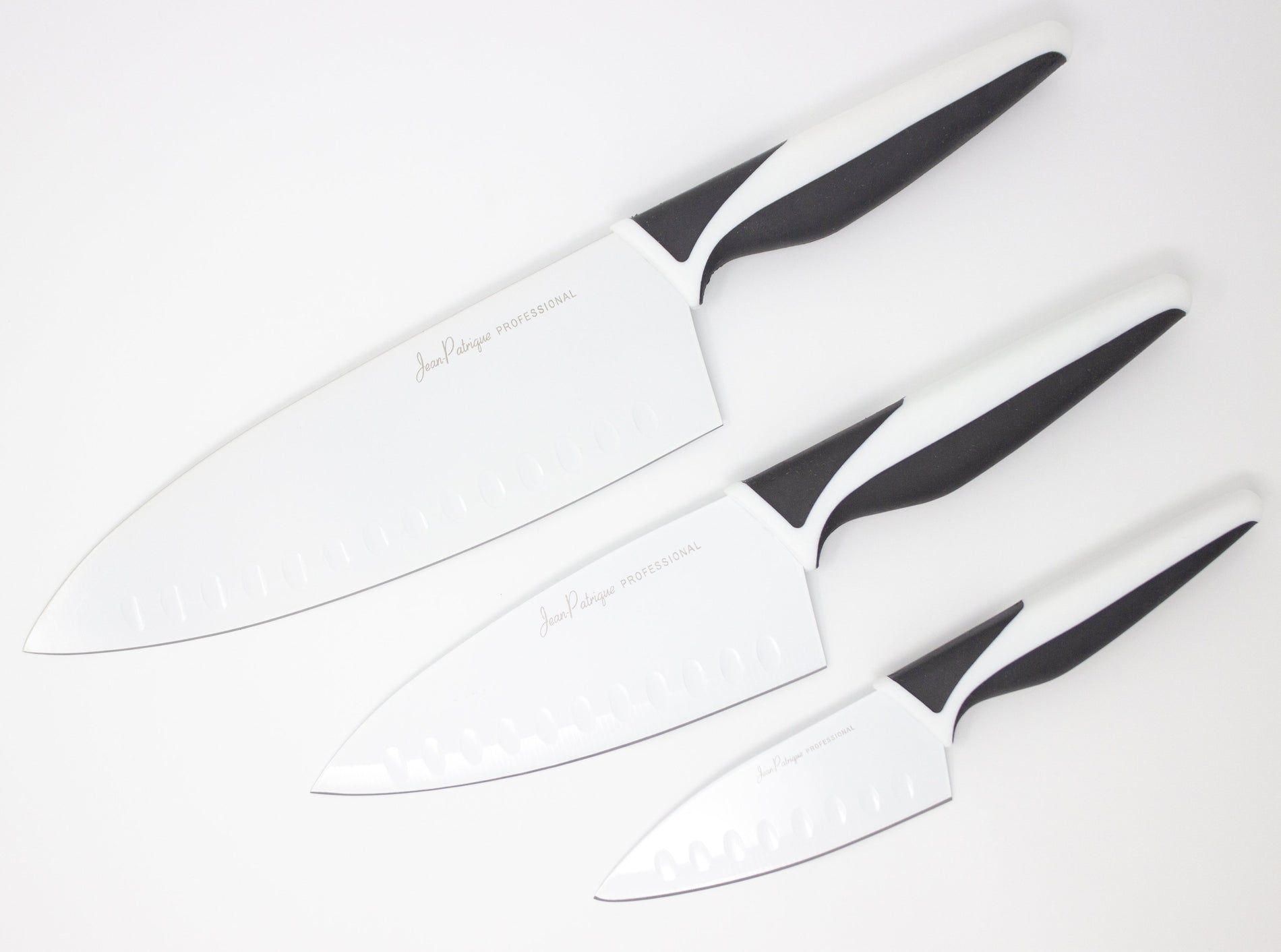 3Piece NonStick Knife Set Midnight / Ivory Jean Patrique