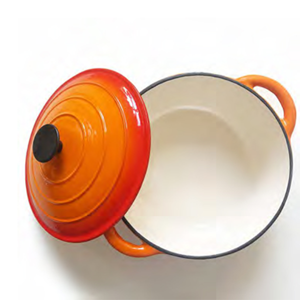 26cm Round Dutch Oven Casserole Pan - Black