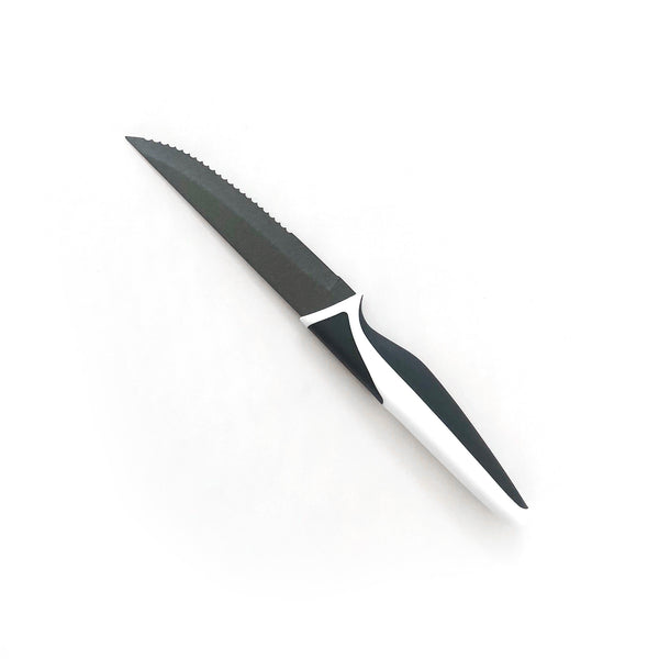 Non-Stick Steak Knives & Block - Set of 6