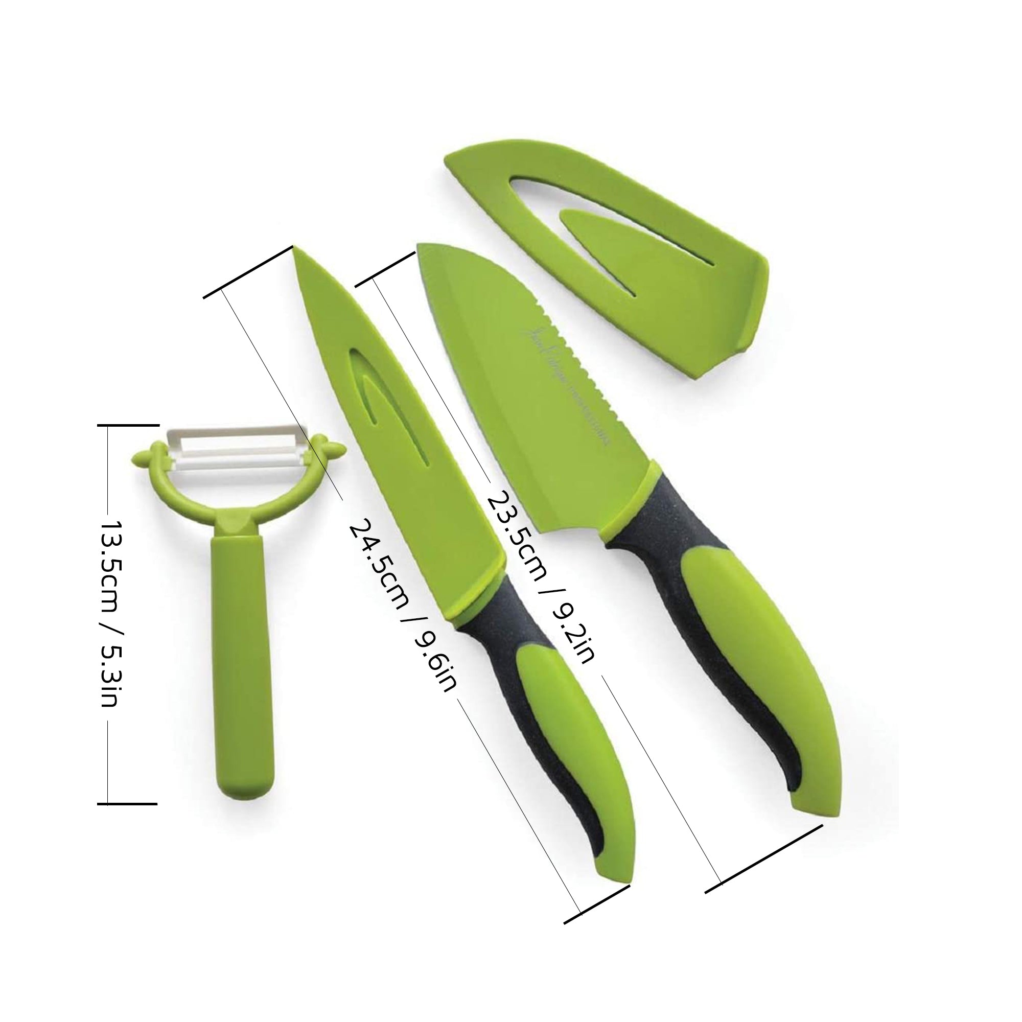 3-Piece Non-Stick Knife Set - Midnight / Ivory – Jean Patrique Professional  Cookware